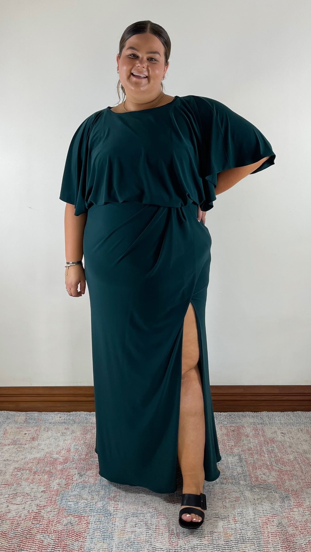 Lena Dress in Green