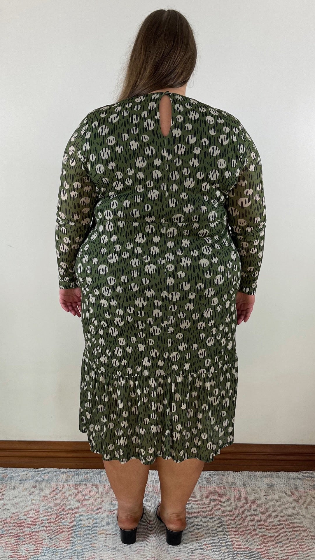 Moon Leopard Midi Dress