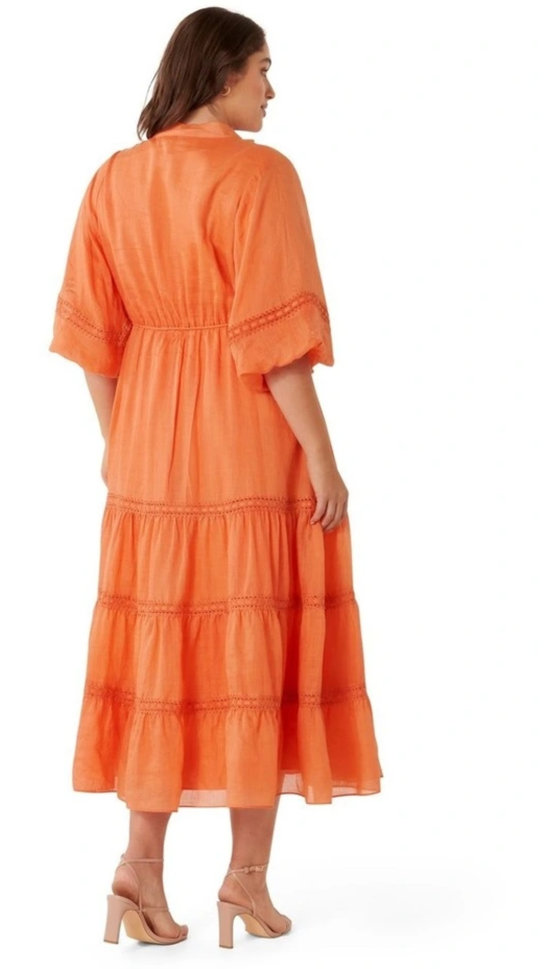 Melanie Curve Trim Insert Midi