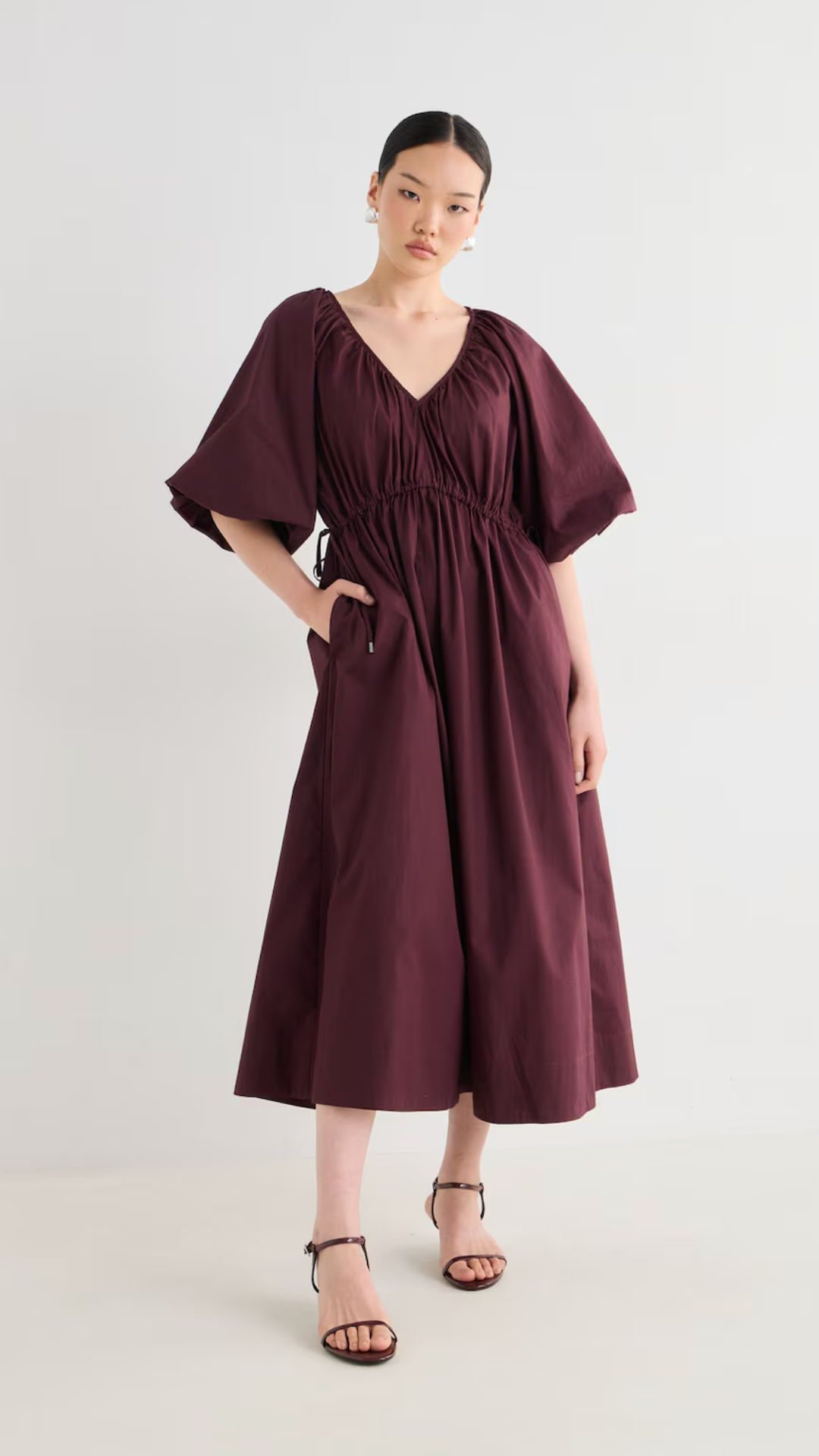 Camille Shirred Dress