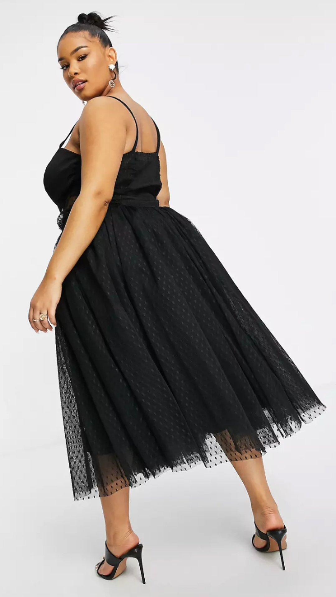 Corset Waist Midi Dress