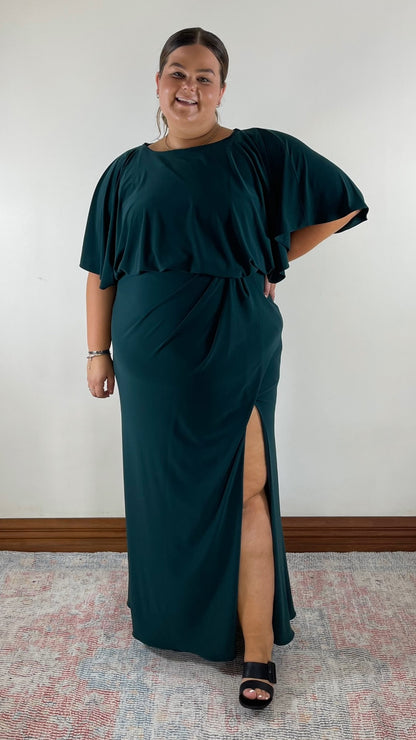 Lena Dress in Green