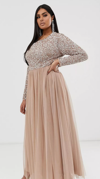 Tulle Maxi Dress