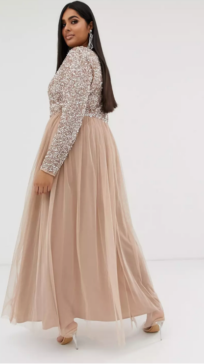 Tulle Maxi Dress